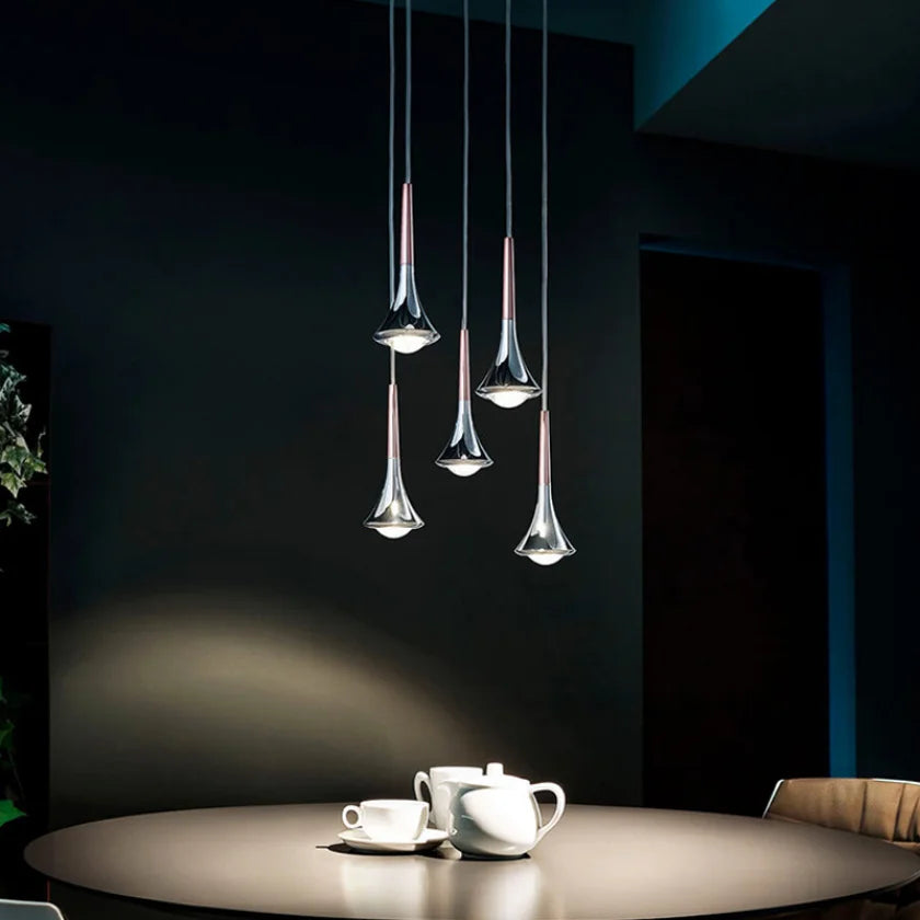 Moderne LED Nachttisch-Pendelleuchte
