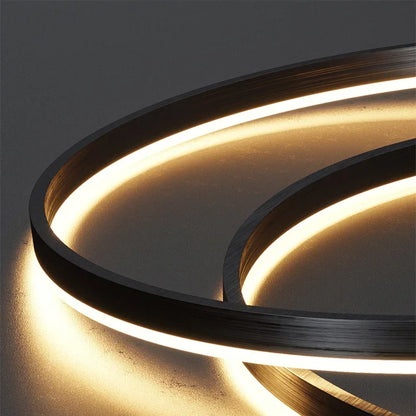 Moderner LED Ring-Kronleuchter