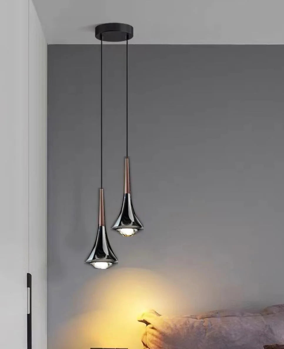 Moderne LED Nachttisch-Pendelleuchte