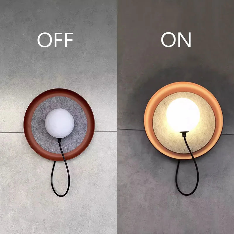 Magnetische LED Wandleuchte Retro