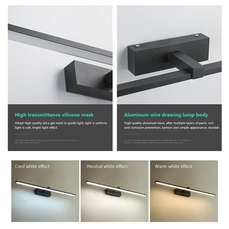 LED Spiegelleuchte fürs Badezimmer