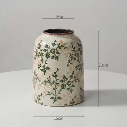 Keramikvase im französischen Retro-Stil
