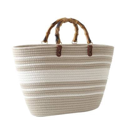 Boho Strohtasche mit großer Kapazität