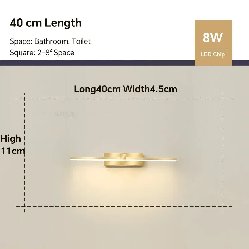 LED Spiegelleuchte fürs Badezimmer
