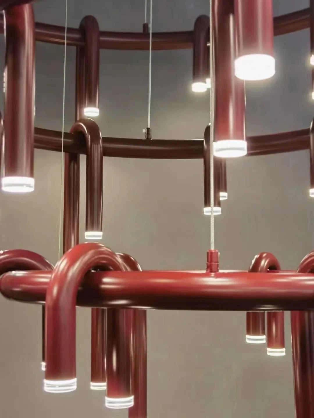 Designer LED U-Pendelleuchte