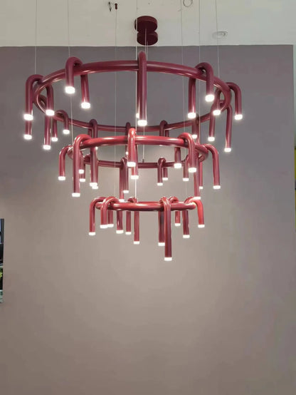 Designer LED U-Pendelleuchte