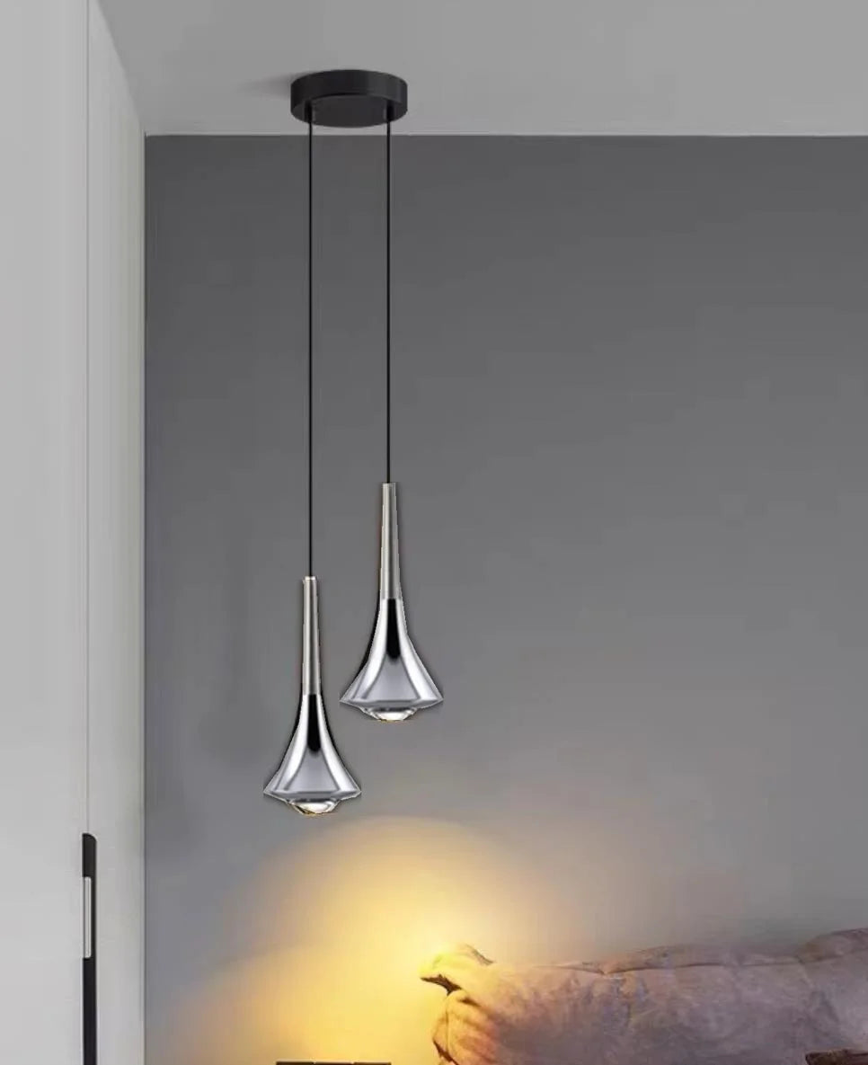 Moderne LED Nachttisch-Pendelleuchte