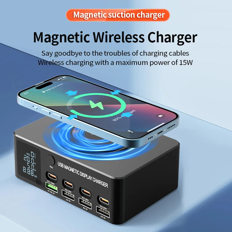 GaN Schnellladegerät 220W USB-C
