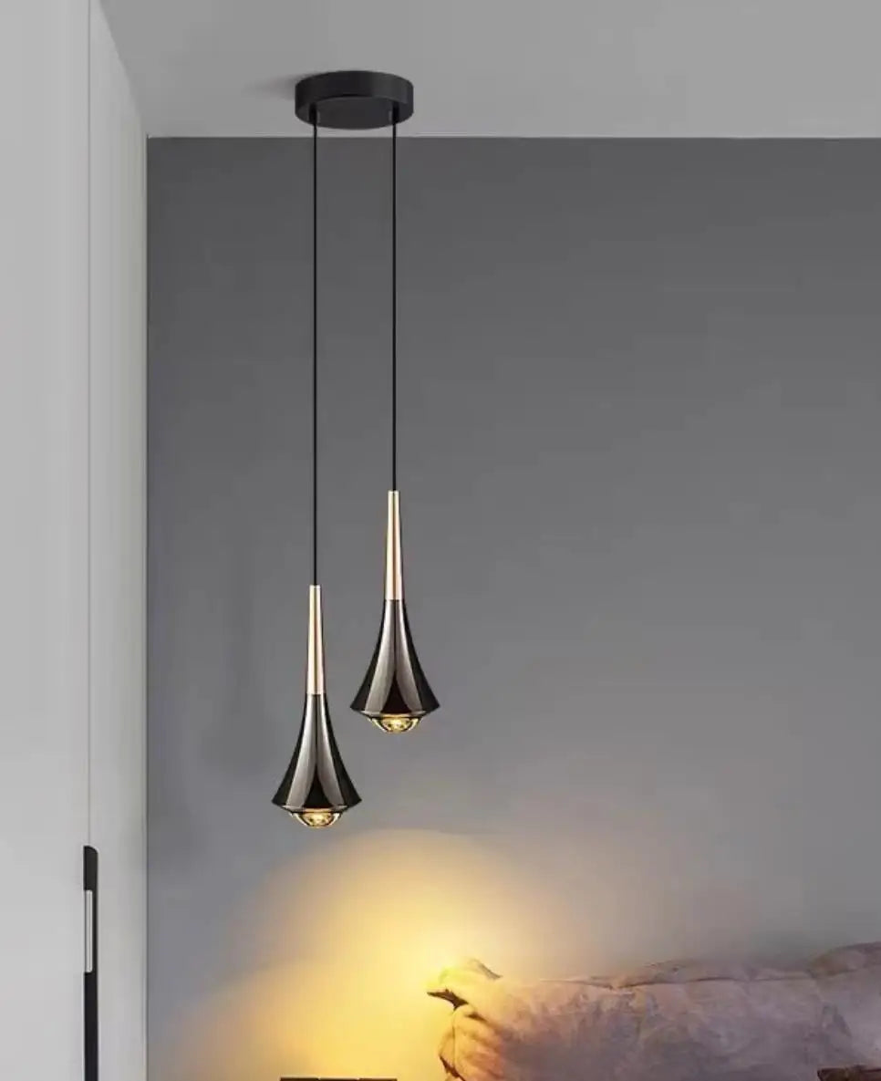 Moderne LED Nachttisch-Pendelleuchte