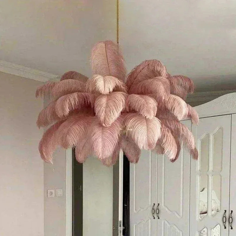 Nordischer Feder LED Kronleuchter