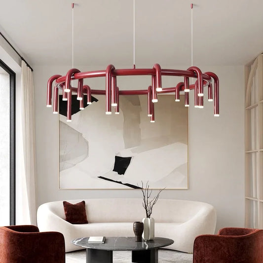 Designer LED U-Pendelleuchte