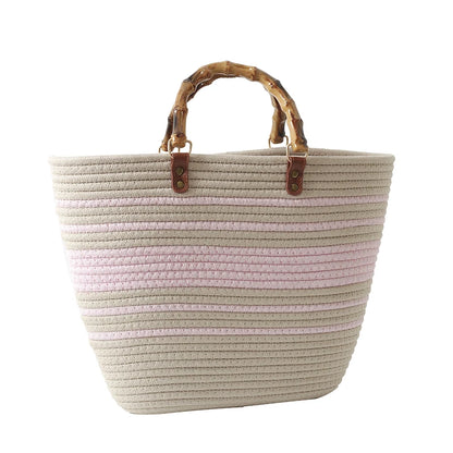 Boho Strohtasche mit großer Kapazität