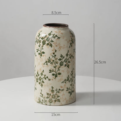 Keramikvase im französischen Retro-Stil