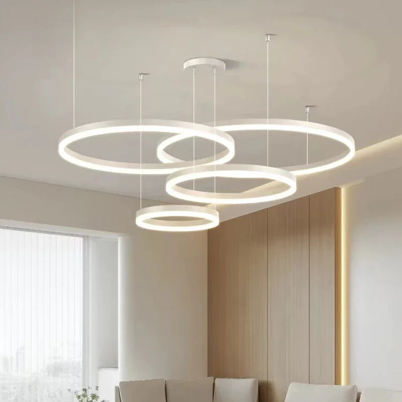 Moderner LED Ring-Kronleuchter