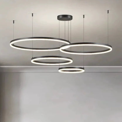 Moderner LED Ring-Kronleuchter