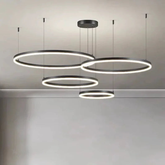 Moderner LED Ring-Kronleuchter