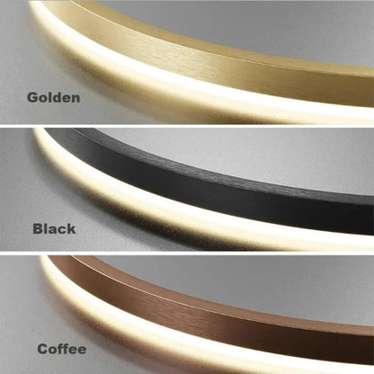 Moderner LED Ring-Kronleuchter