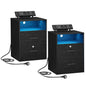 Nachttisch-Set mit LED & Ladestation