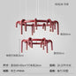Designer LED U-Pendelleuchte