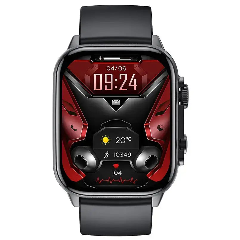 NOVA Smartwatch drei Farben Schwarz Orange Khaki